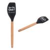 Friends How You Doin'? Silicone Spatula with Wooden Handle