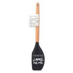 Friends How You Doin'? Silicone Spatula with Wooden Handle