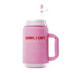 NPW 22 Oz Double Walled BPA Free Mercury in Retrograde Tumbler Retro Mug with Straw