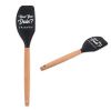 Friends How You Doin'? Silicone Spatula with Wooden Handle